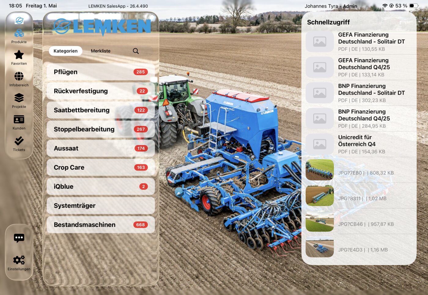 Lemken SalesApp